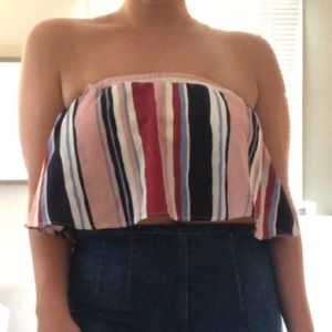 Striped Tube Top